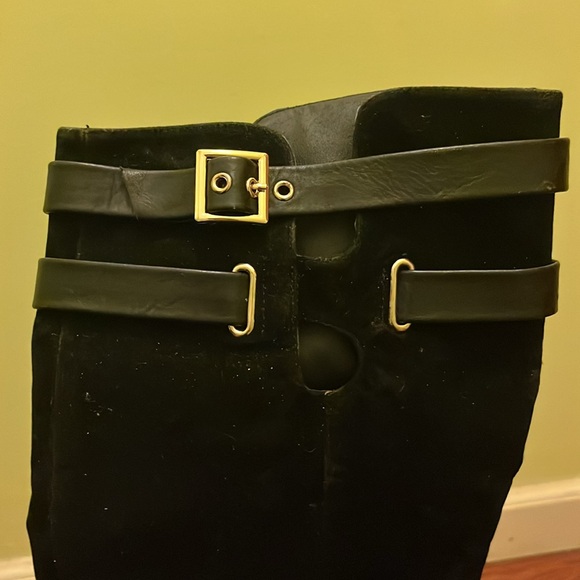 Knee boots | heel black boots | - Picture 5 of 5